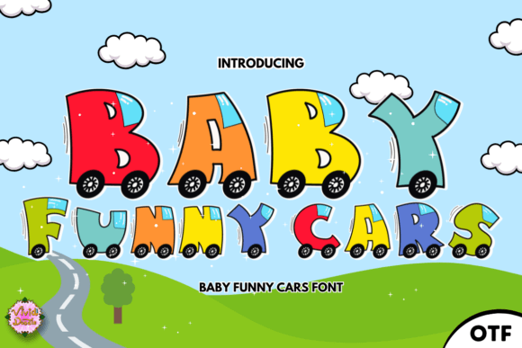 Baby Funny Cars Typeface Review
