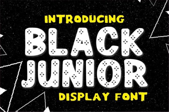 Blackjunior: A Vintage Display Font for Modern Editorial Design