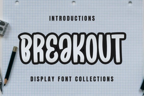 Breakout Font: Elegant Display Typography for Branding