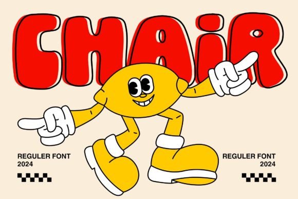 Chair Font for Handmade Brands