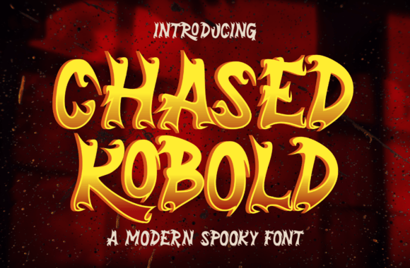Chased Kobold: A Spooky Display Font for Makers