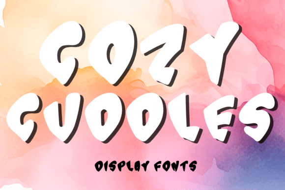 Cozy Cuddles: A Warm Display Font for Editorial Design
