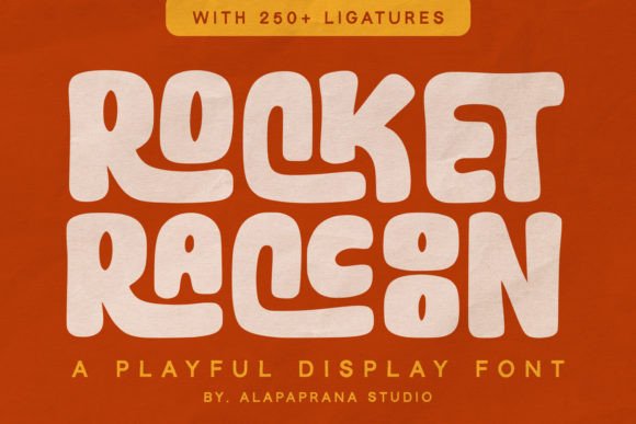 Designing Modern Covers with Rocket Raccoon Typeface