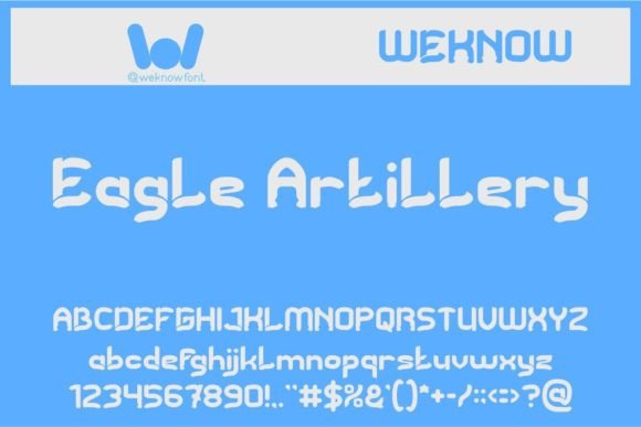 Eagle Artillery Font for Bold Brand Identity