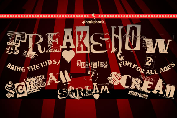 Freakshow Font: Bold Display Type for Campaigns