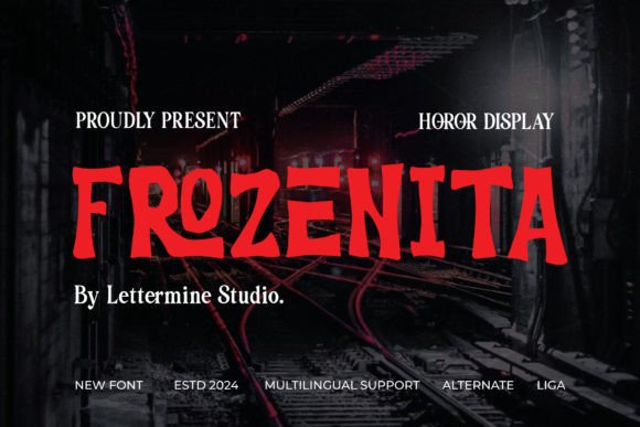 Frozenita Font Review: A Chilling Display Typeface