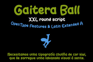 Gaitera Ball: The Perfect Handwritten Display Font
