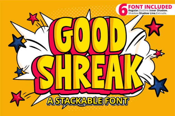 Good Shreak: A Friendly Display Font for Editors