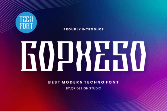 Gopxeso Display Font for Bold Campaign Headlines