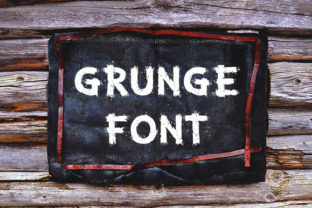 Grunge Font for Bold Craft Designs