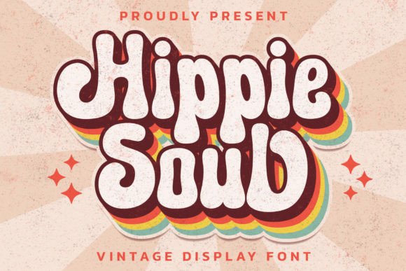 Hippie Soul: A Groovy Display Font for Branding