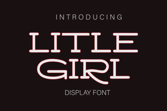 Litle Girl Display Font for Small Business Branding