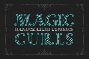 Magic Curls: A Whimsical Display Font for Fantasy Designs