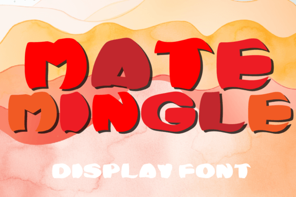 Mate Mingle Display Font for Editorial Design