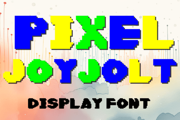 Pixel Joyjolt: A Dynamic Display Font for Modern Editorial Design