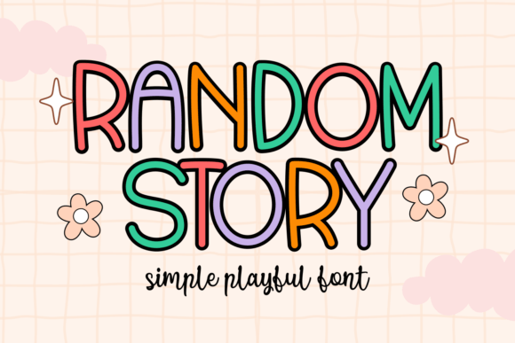 Random Story Typeface for Editorial Design