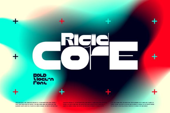 Rigid Core: A Bold Display Font for Modern Editorial Design