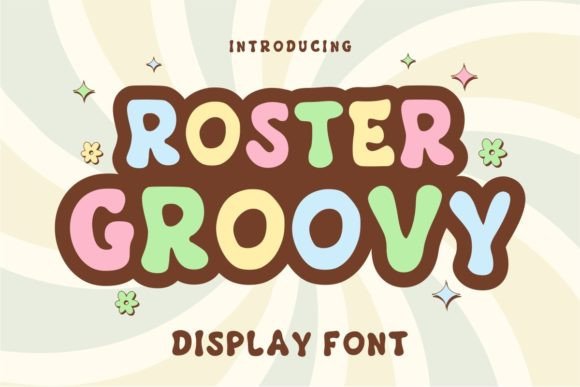 Roster Groovy: A Playful Retro Serif Font for Editorial Design