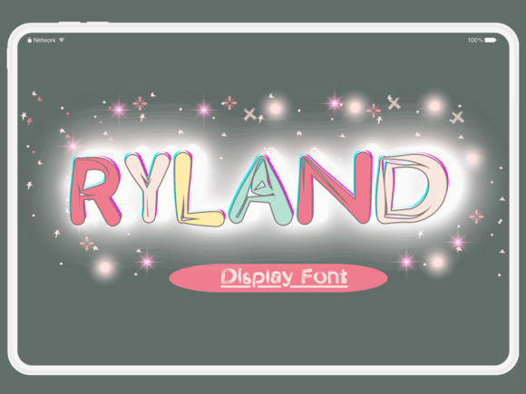 Ryland: A Quirky Display Font for Handmade Brands