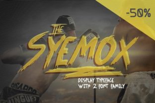Syemox: The Wet Brush Font for Bold Display