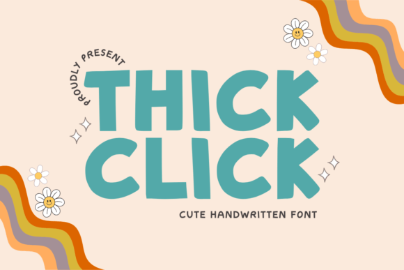 Thickclick: A Fun Display Font for Bold Branding
