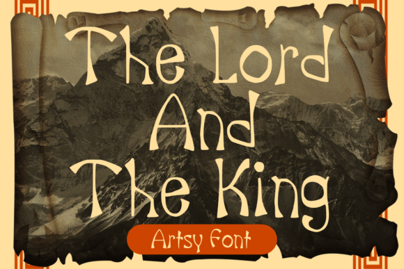 Using The Lord and the King Display Font for Epic Branding