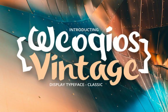 Weoqios Vintage: The Perfect Display Font for Crafters